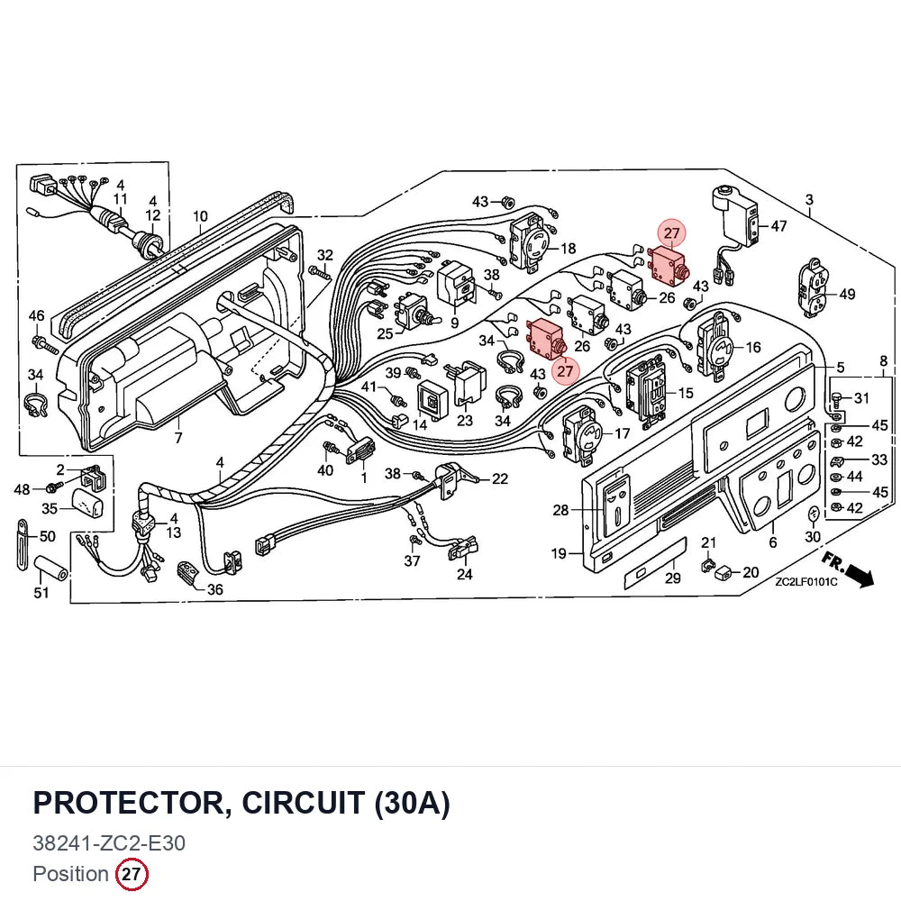 PROTECTOR, CIRCUIT (30A)