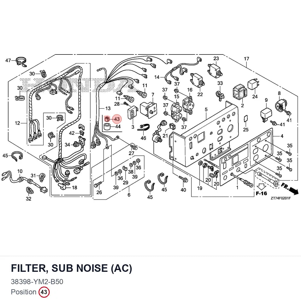 FILTER, SUB NOISE (AC)