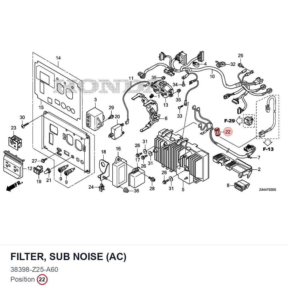 FILTER, SUB NOISE (AC)