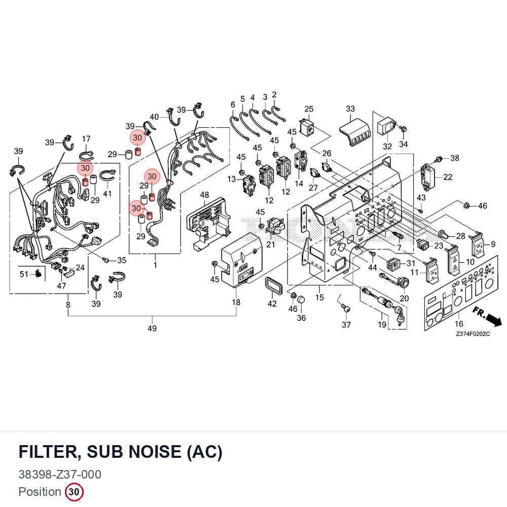 FILTER, SUB NOISE (AC)