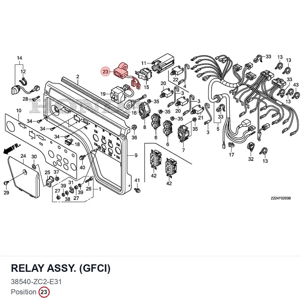 RELAY ASSY. (GFCI)
