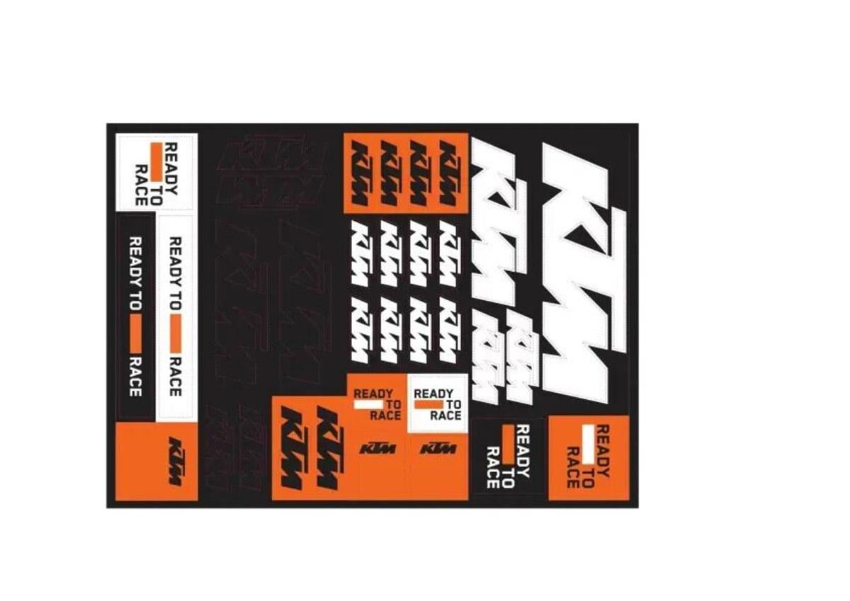 KTM Corporate Sticker Sheet