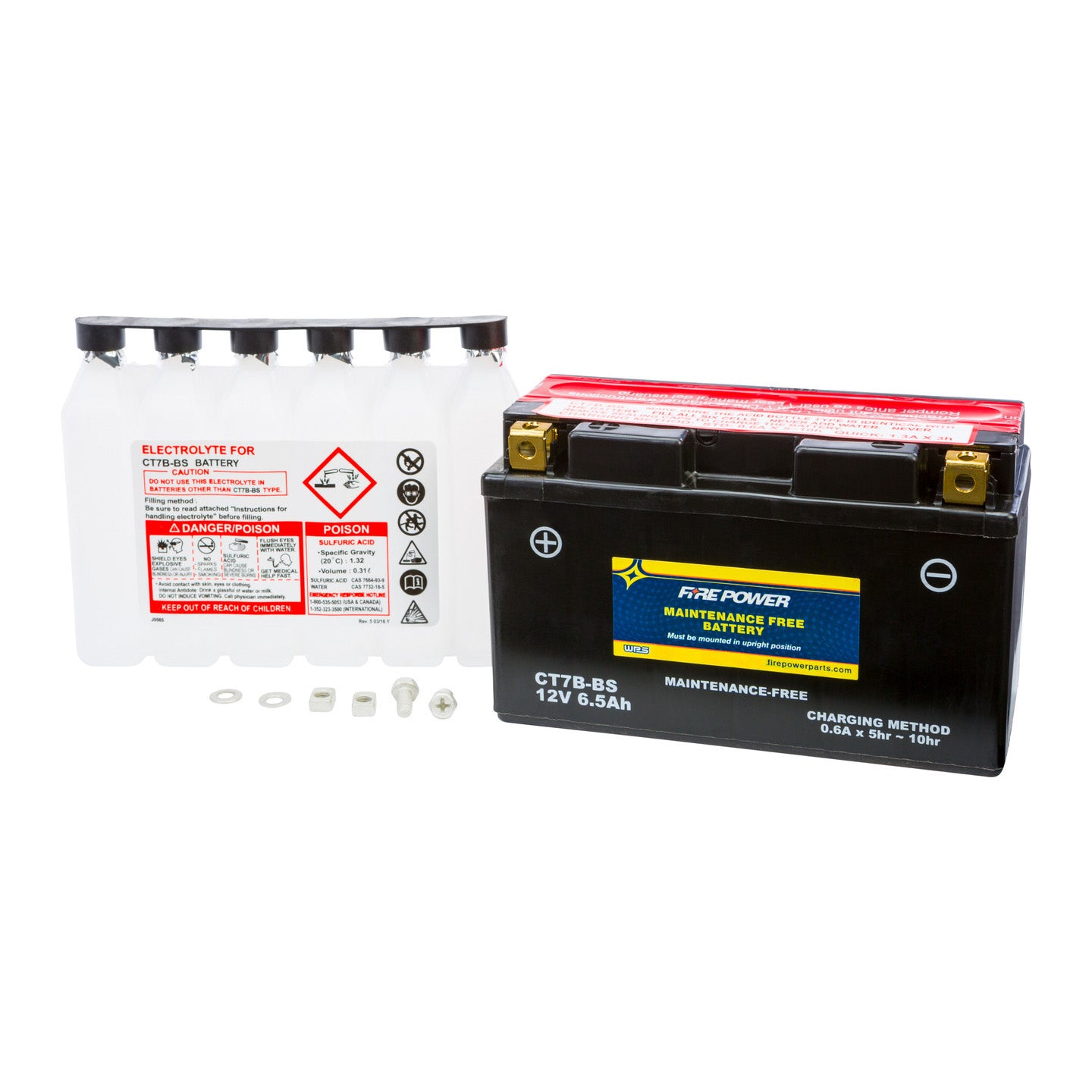 Fire Power Maintenance Free Sealed Battery CT7B-BS
