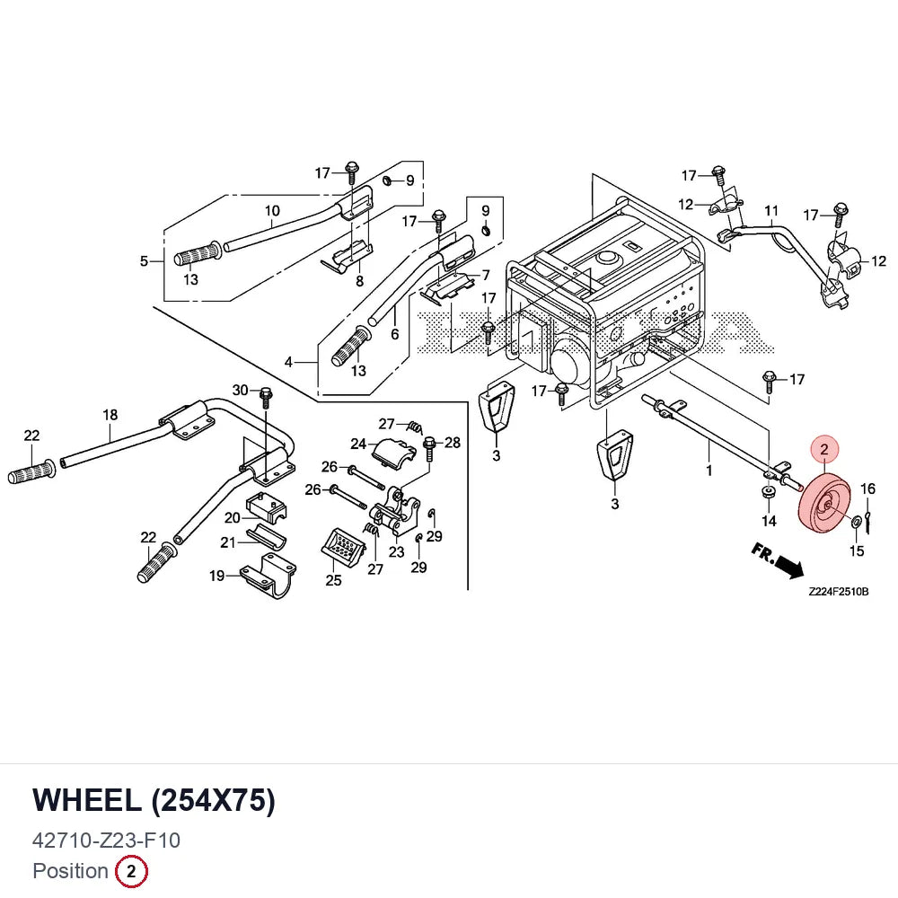 WHEEL (254X75)