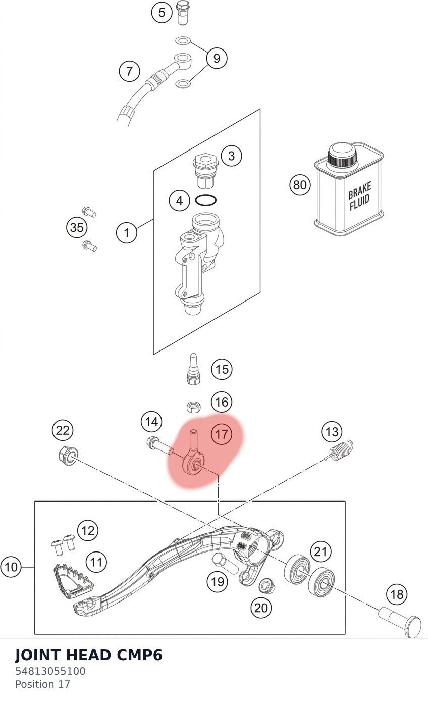 Diagram preview: JOINT HEAD CMP6 (54813055100)