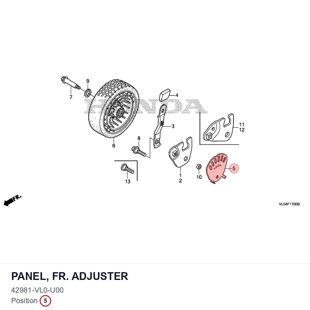 PANEL, FR. ADJUSTER