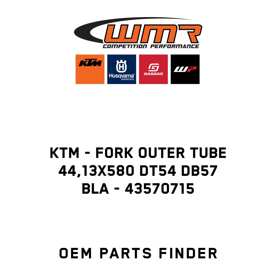 Fork outer tube 44,13x580 dt54 db57 bla