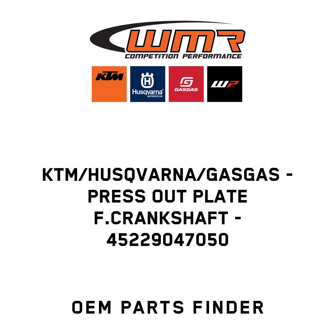 PRESS OUT PLATE F.CRANKSHAFT