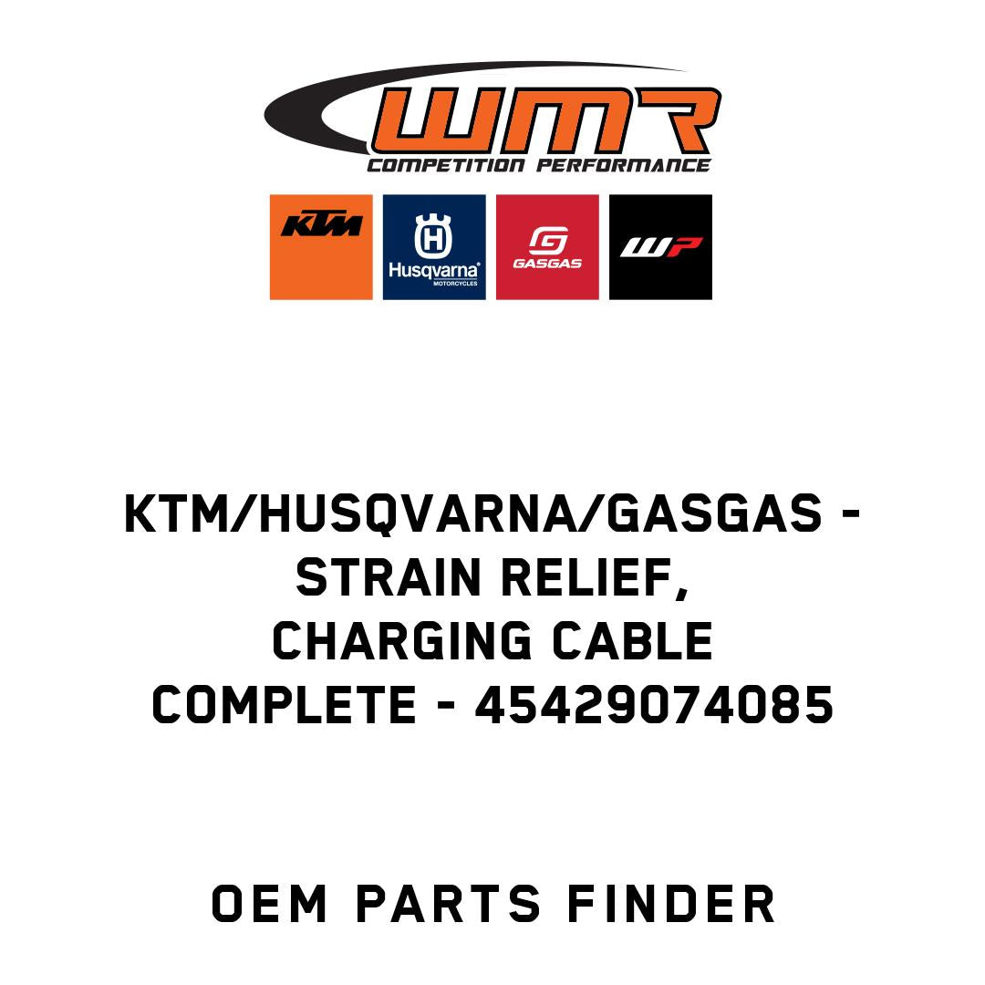 Strain relief, charging cable complete