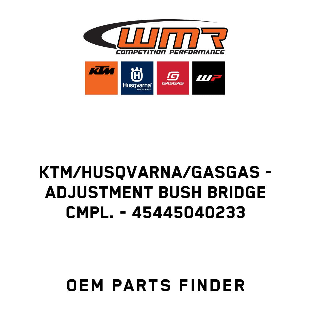 Adjustment bush bridge cmpl.
