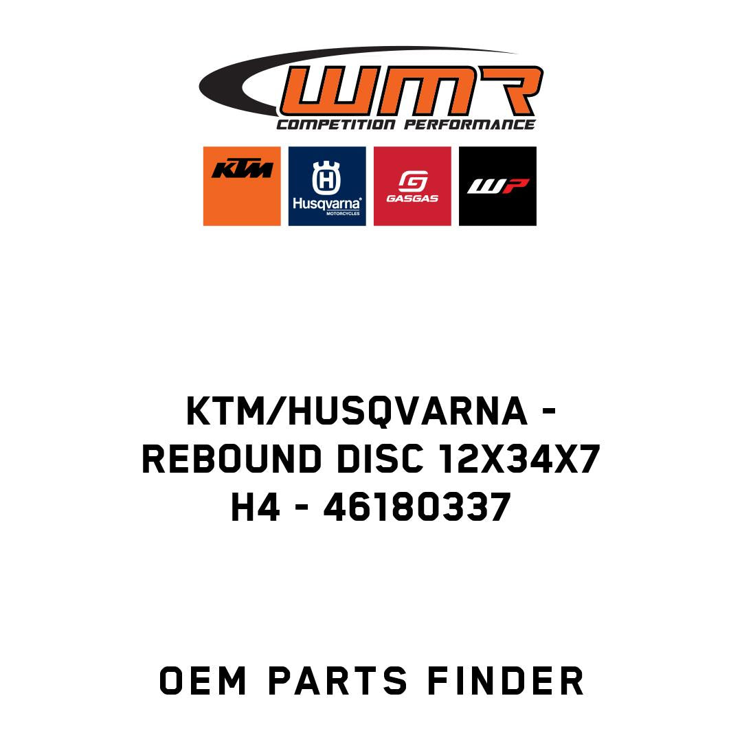 Rebound disc 12x34x7 h4