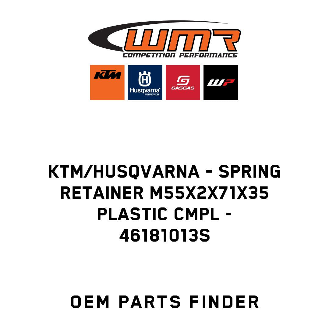 spring retainer M55x2x71x35 plastic cmpl