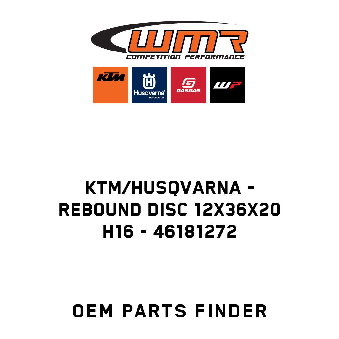 Rebound disc 12x36x20 h16