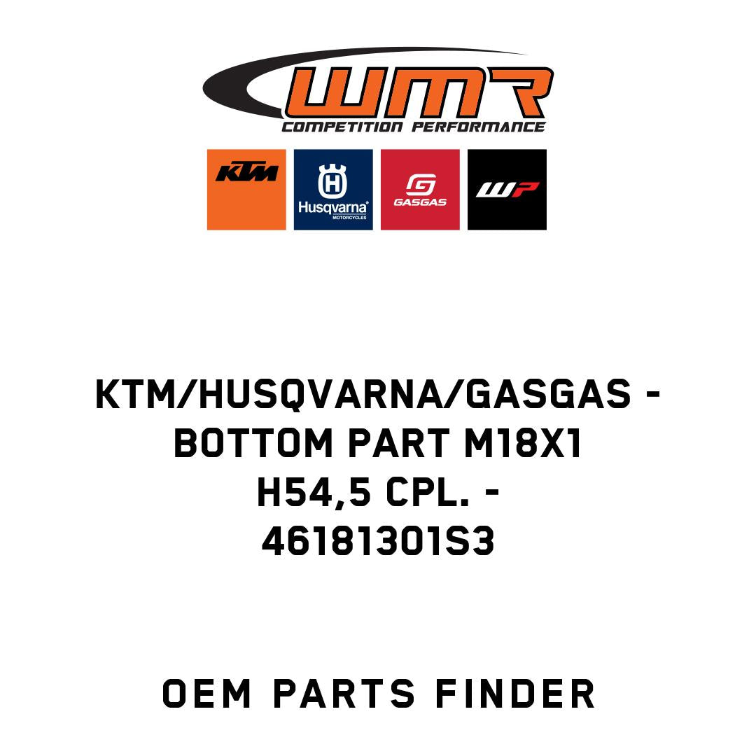 Bottom part M18x1 h54,5 cpl.