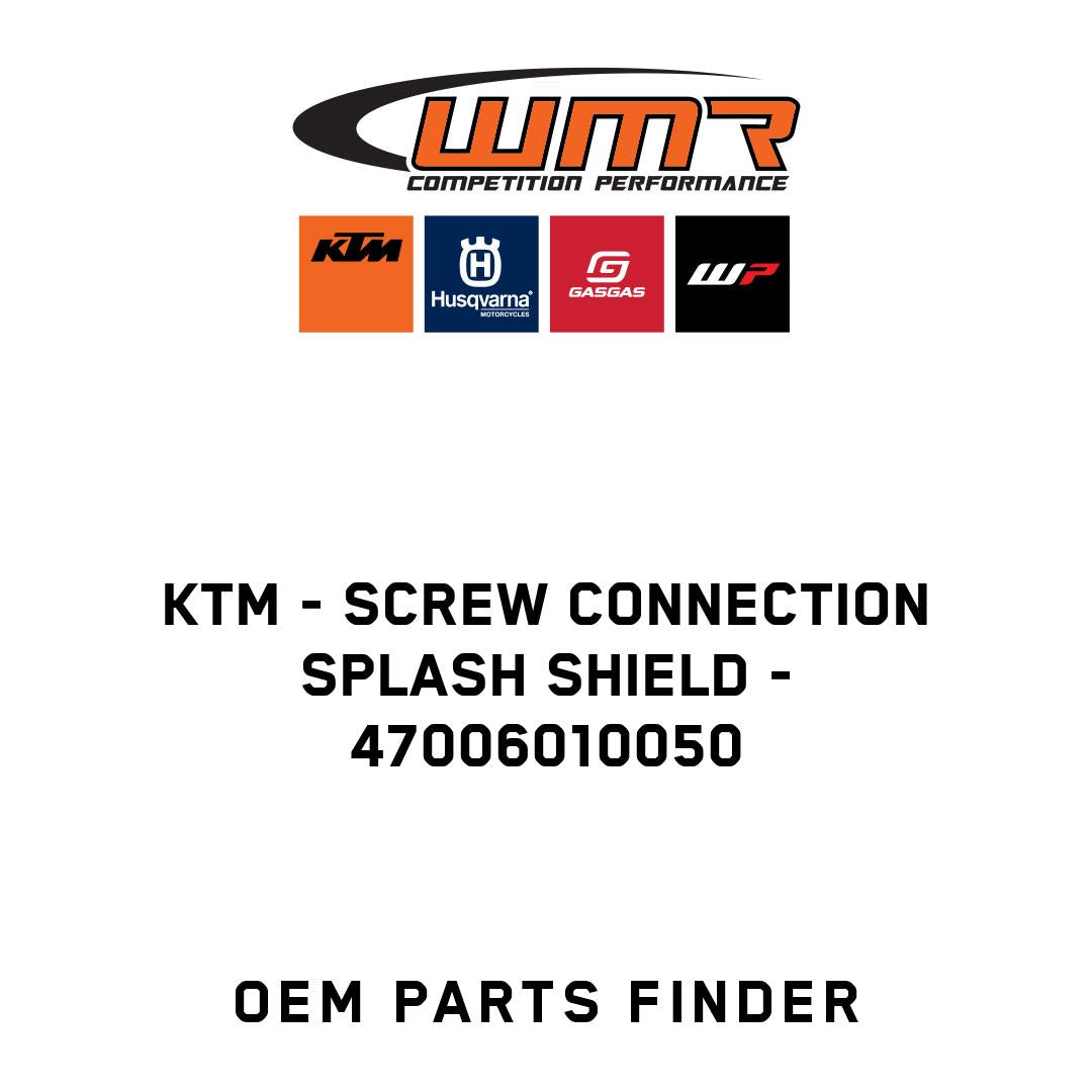SCREW CONNECTION SPLASH SHIELD