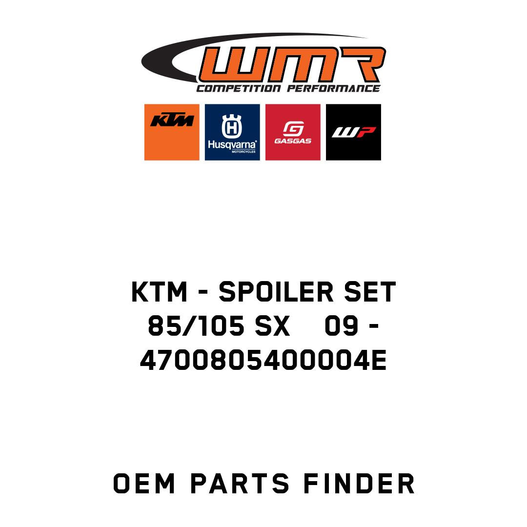 SPOILER SET 85/105 SX 09