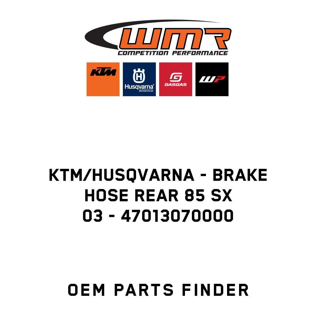 BRAKE HOSE REAR 85 SX 03