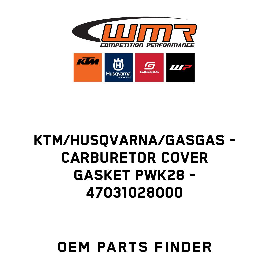 CARBURETOR COVER GASKET PWK28