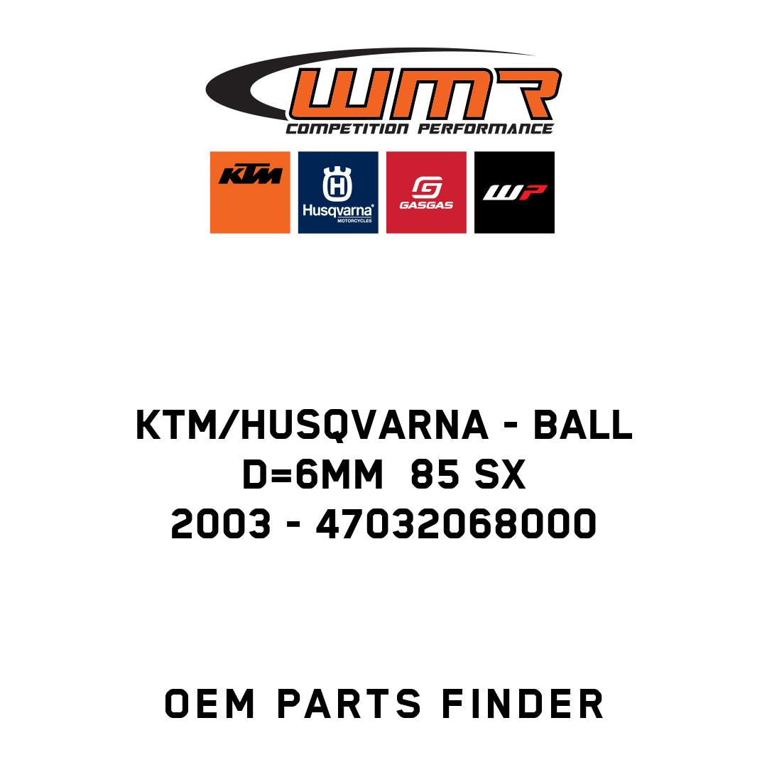 BALL D=6MM  85 SX         2003