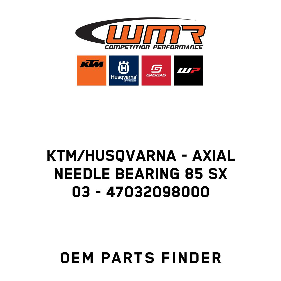 AXIAL NEEDLE BEARING 85 SX 03