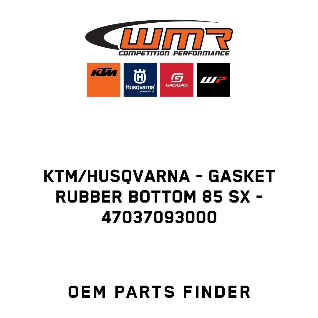 GASKET RUBBER BOTTOM 85 SX