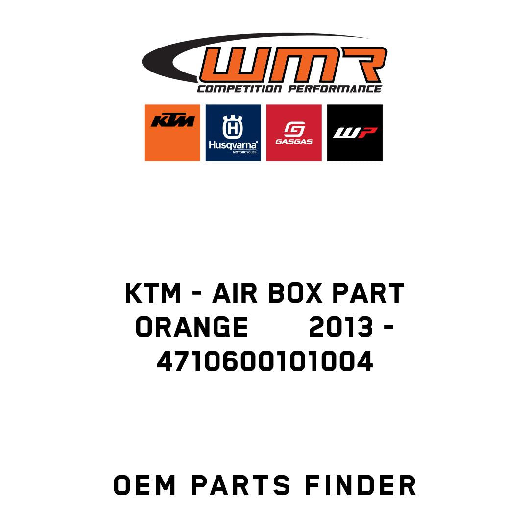 AIR BOX PART ORANGE 2013