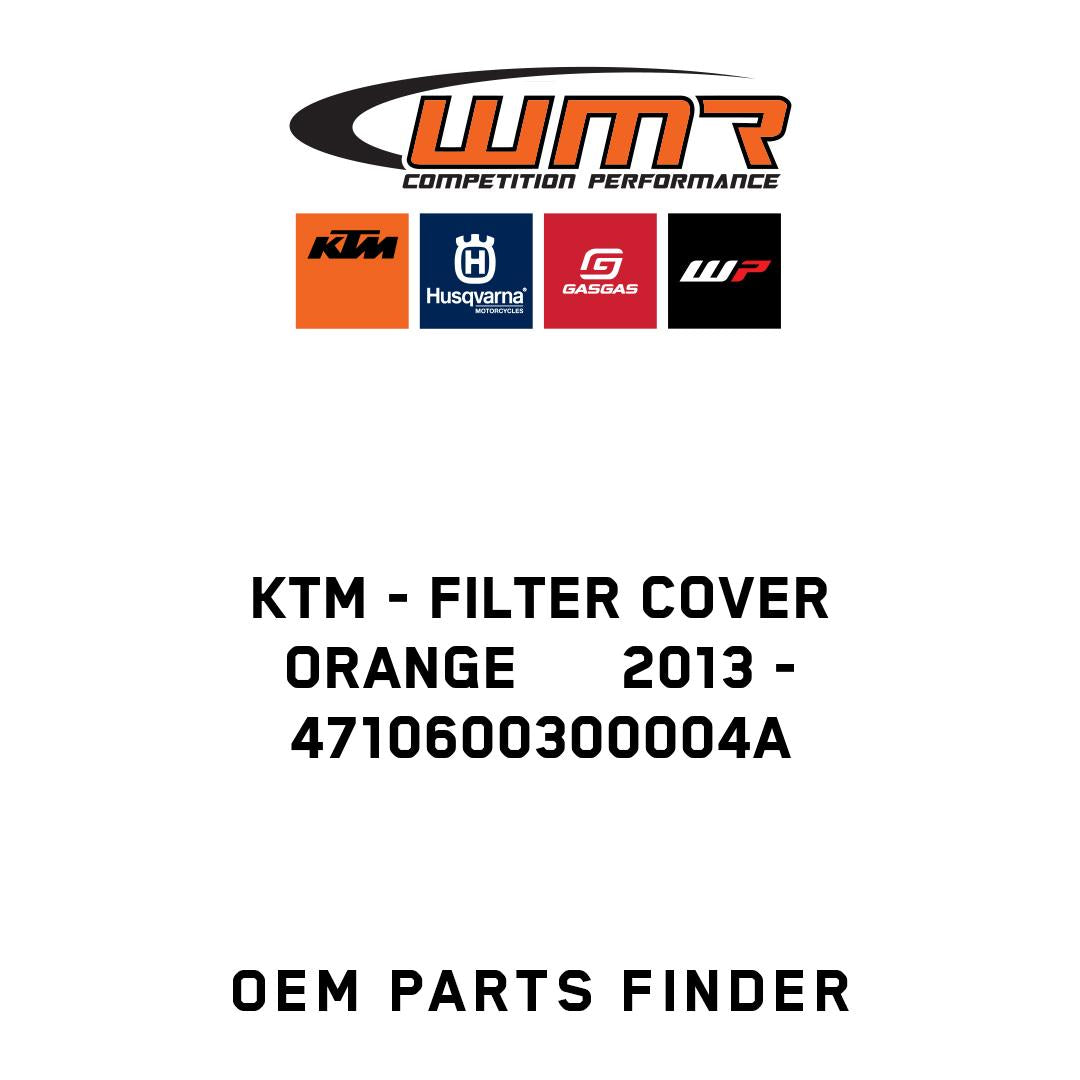 FILTER COVER ORANGE 2013