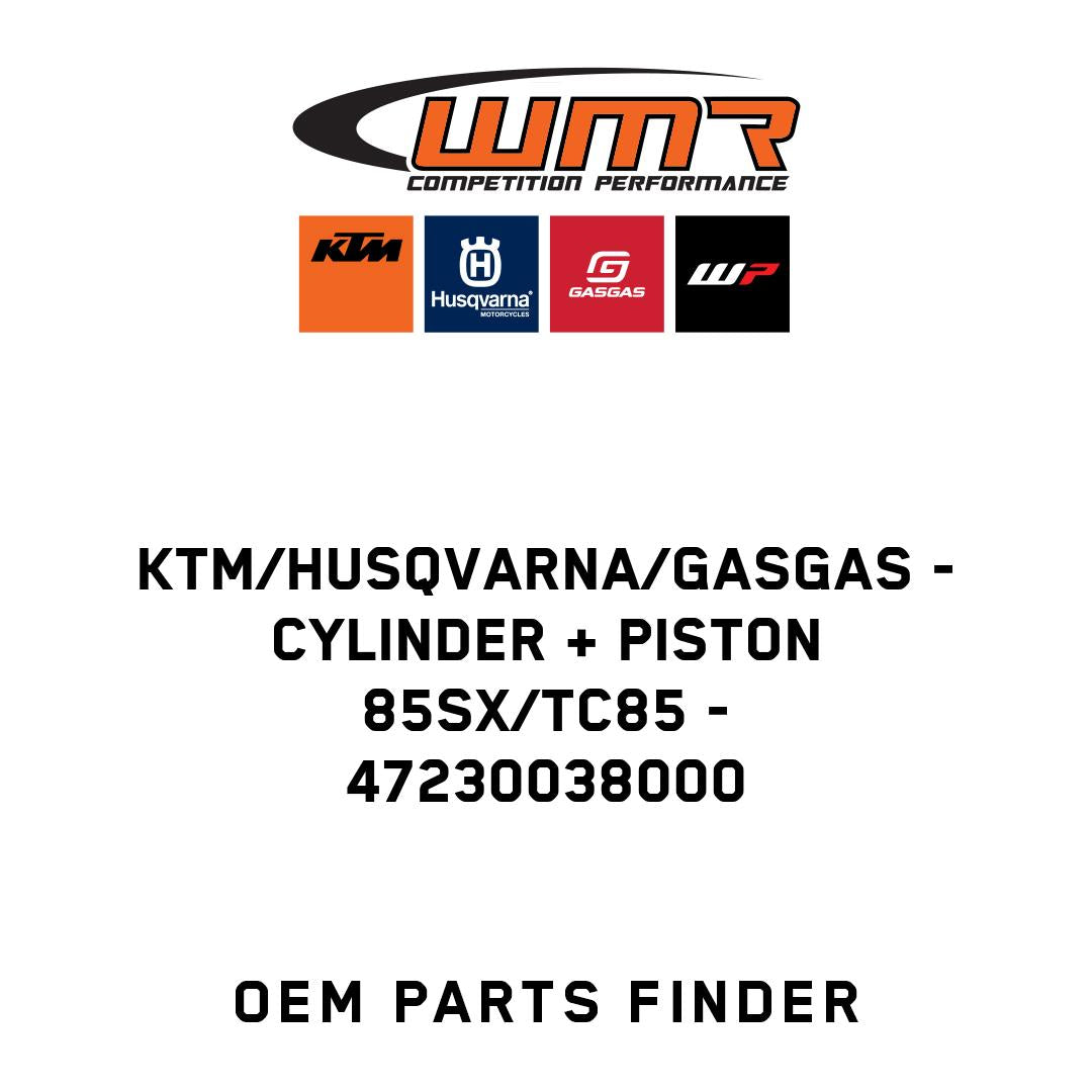 Cylinder + piston 85SX/TC85