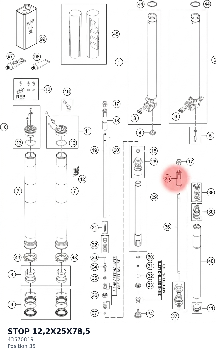 Diagram preview: STOP 12,2X25X78,5 (43570819)