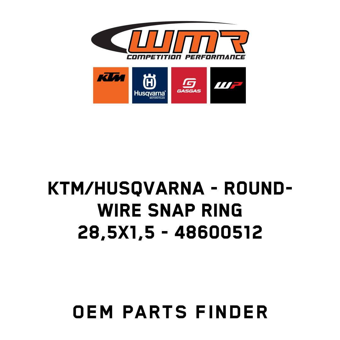 Round-wire snap ring 28,5x1,5