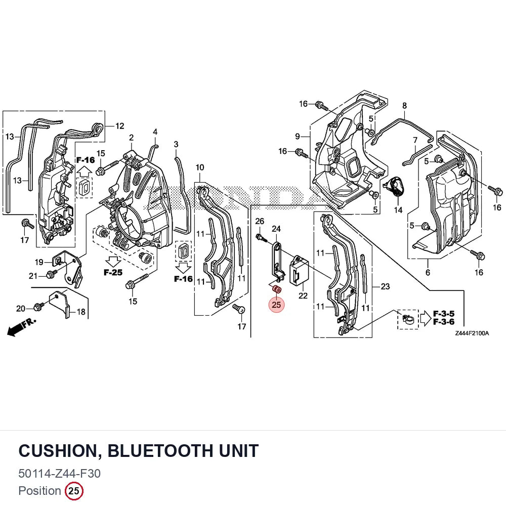 CUSHION, BLUETOOTH UNIT