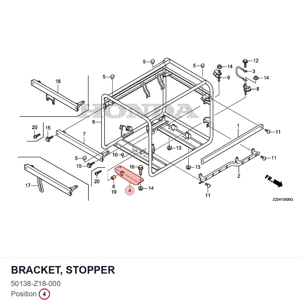 BRACKET, STOPPER