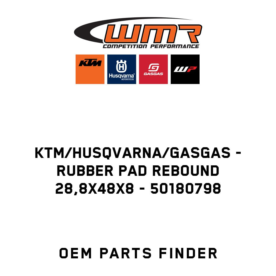 Rubber pad rebound 28,8x48x8