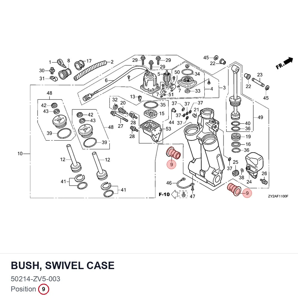 BUSH, SWIVEL CASE
