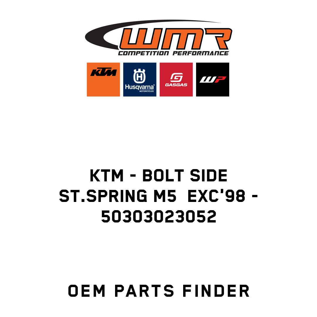 BOLT SIDE ST.SPRING M5 EXC'98