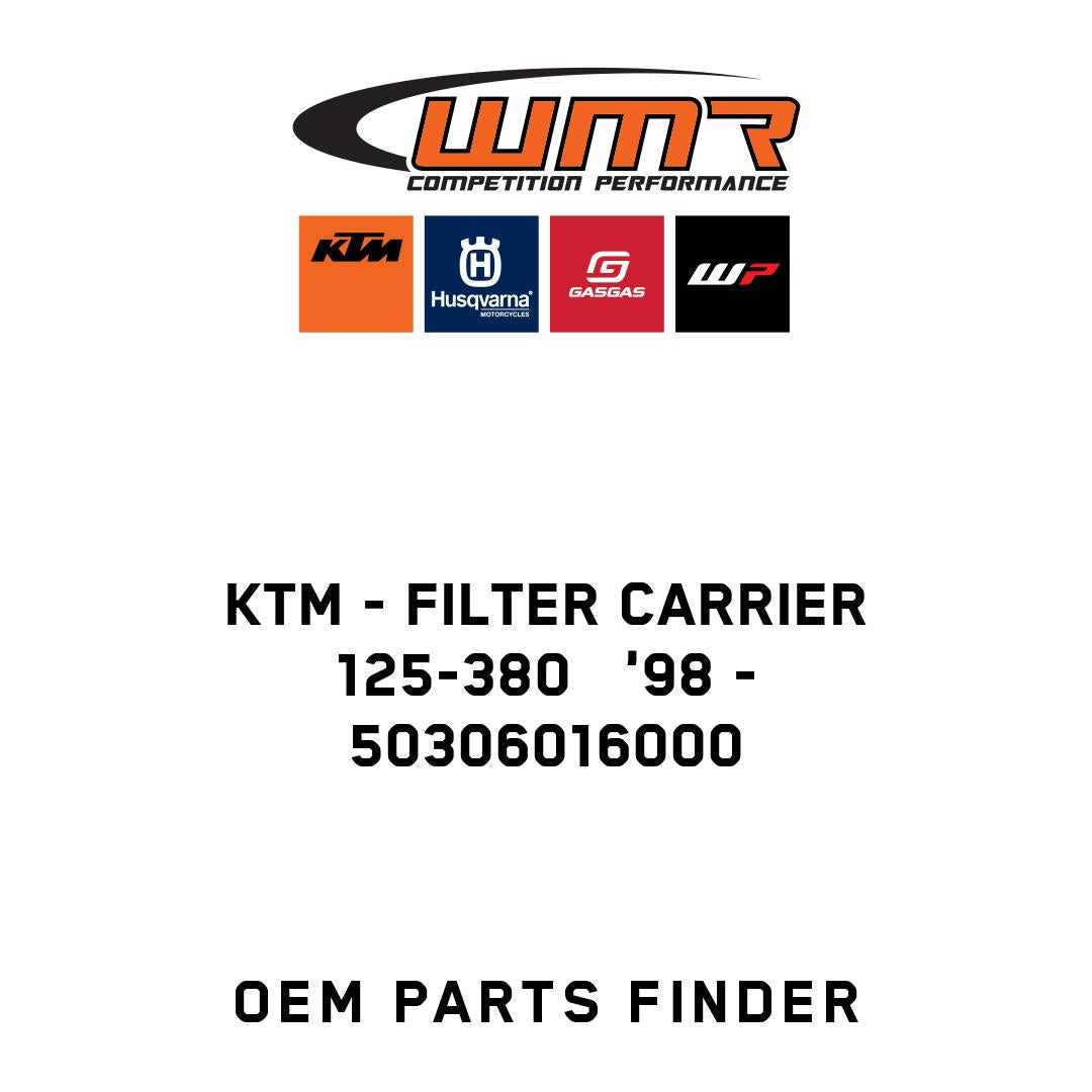 FILTER CARRIER 125-380 '98