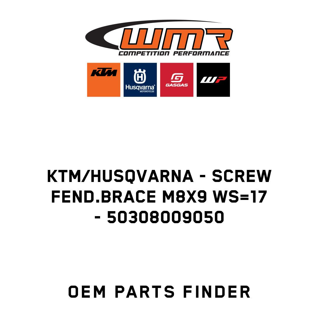 SCREW FEND.BRACE M8X9 WS=17