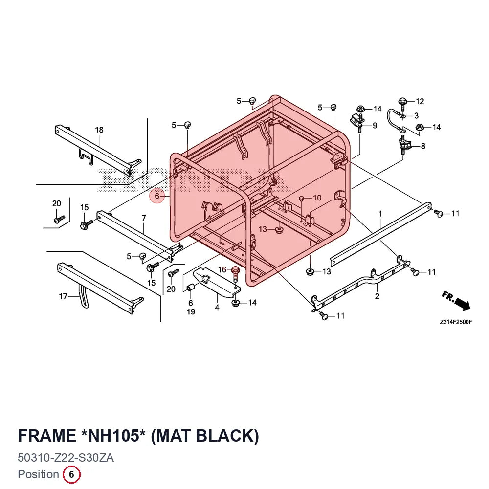 FRAME *NH105* (MAT BLACK)