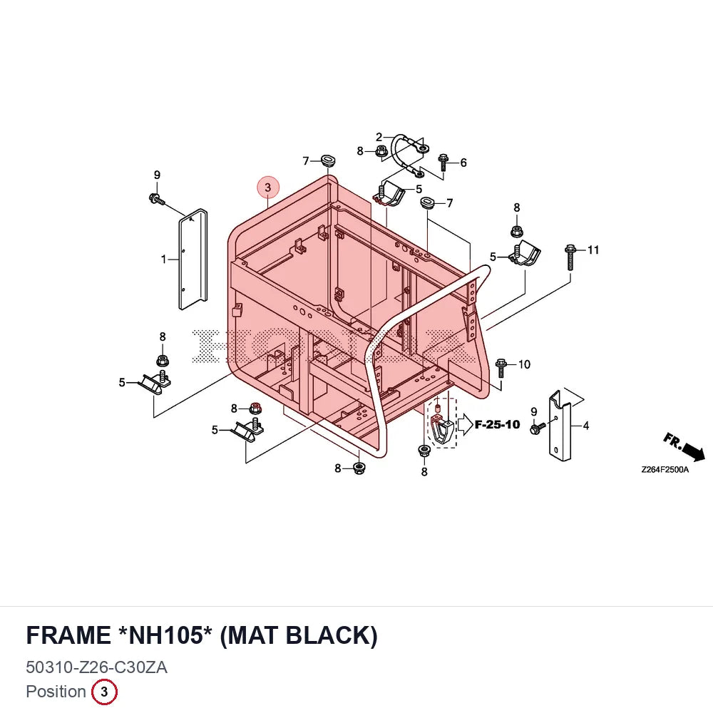 FRAME *NH105* (MAT BLACK)