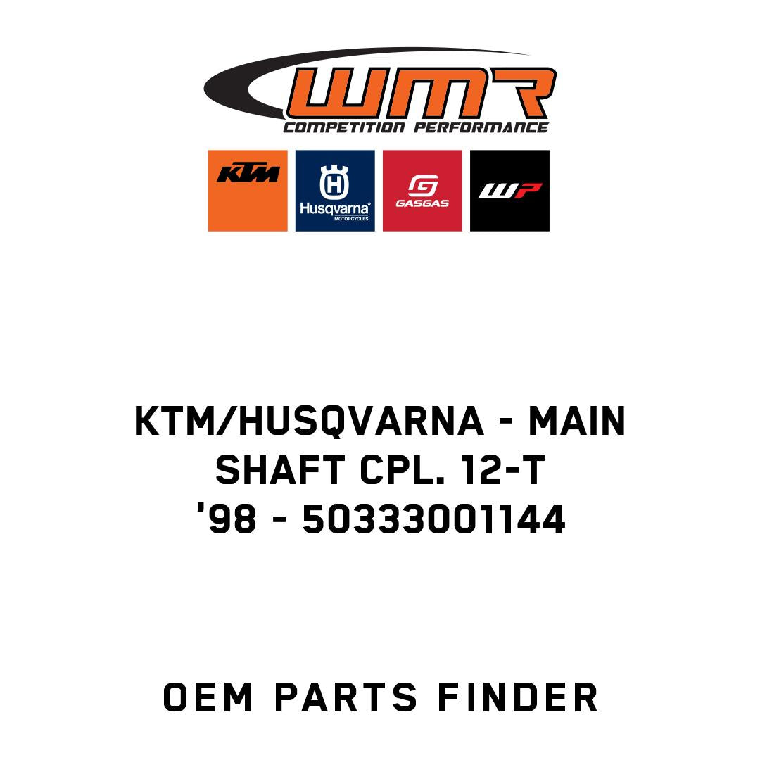 MAIN SHAFT CPL. 12-T '98