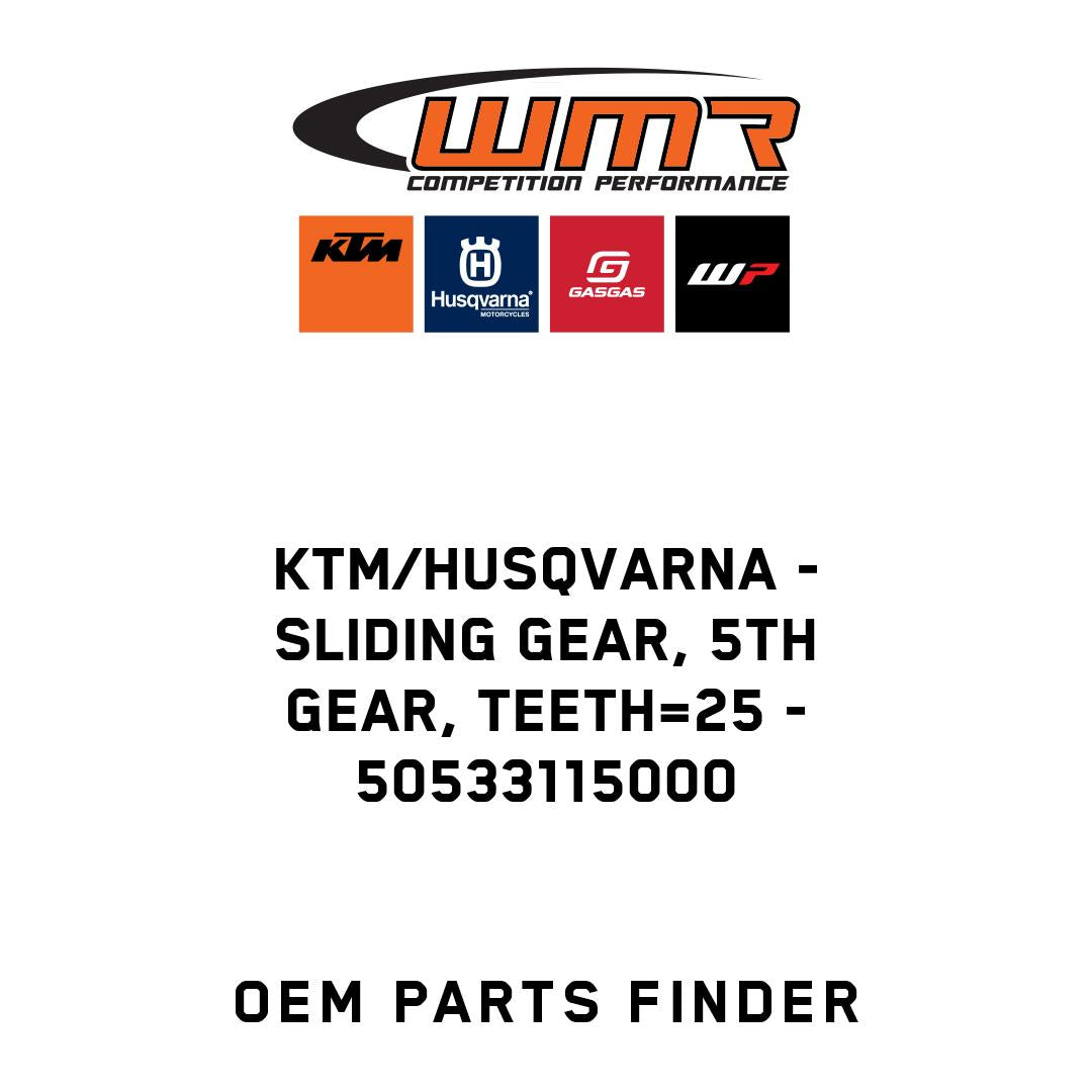 Sliding gear, 5th gear, teeth=25