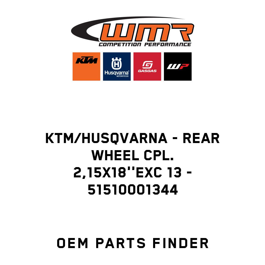 REAR WHEEL CPL. 2,15X18''EXC 13