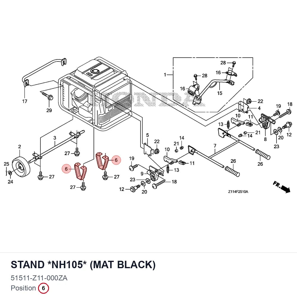 STAND *NH105* (MAT BLACK)