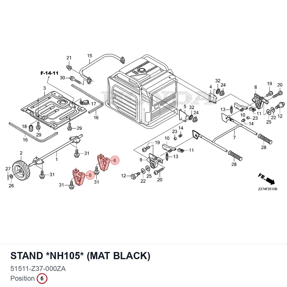 STAND *NH105* (MAT BLACK)