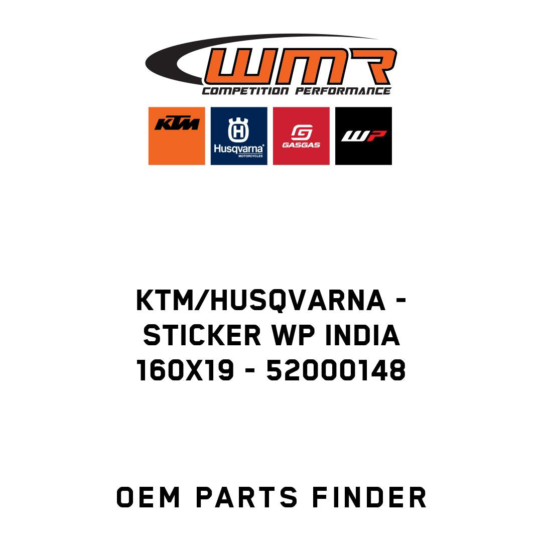 Sticker WP India 160x19