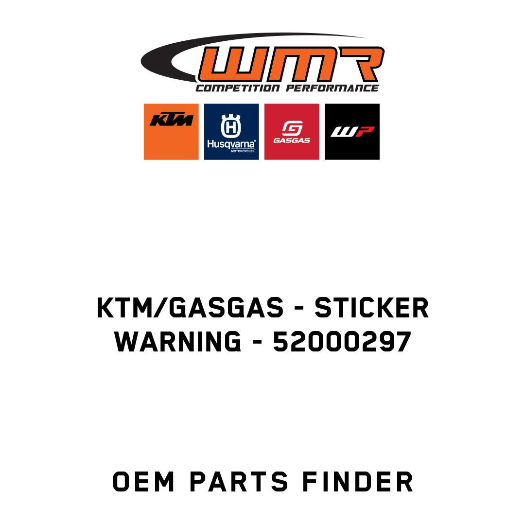 Sticker warning