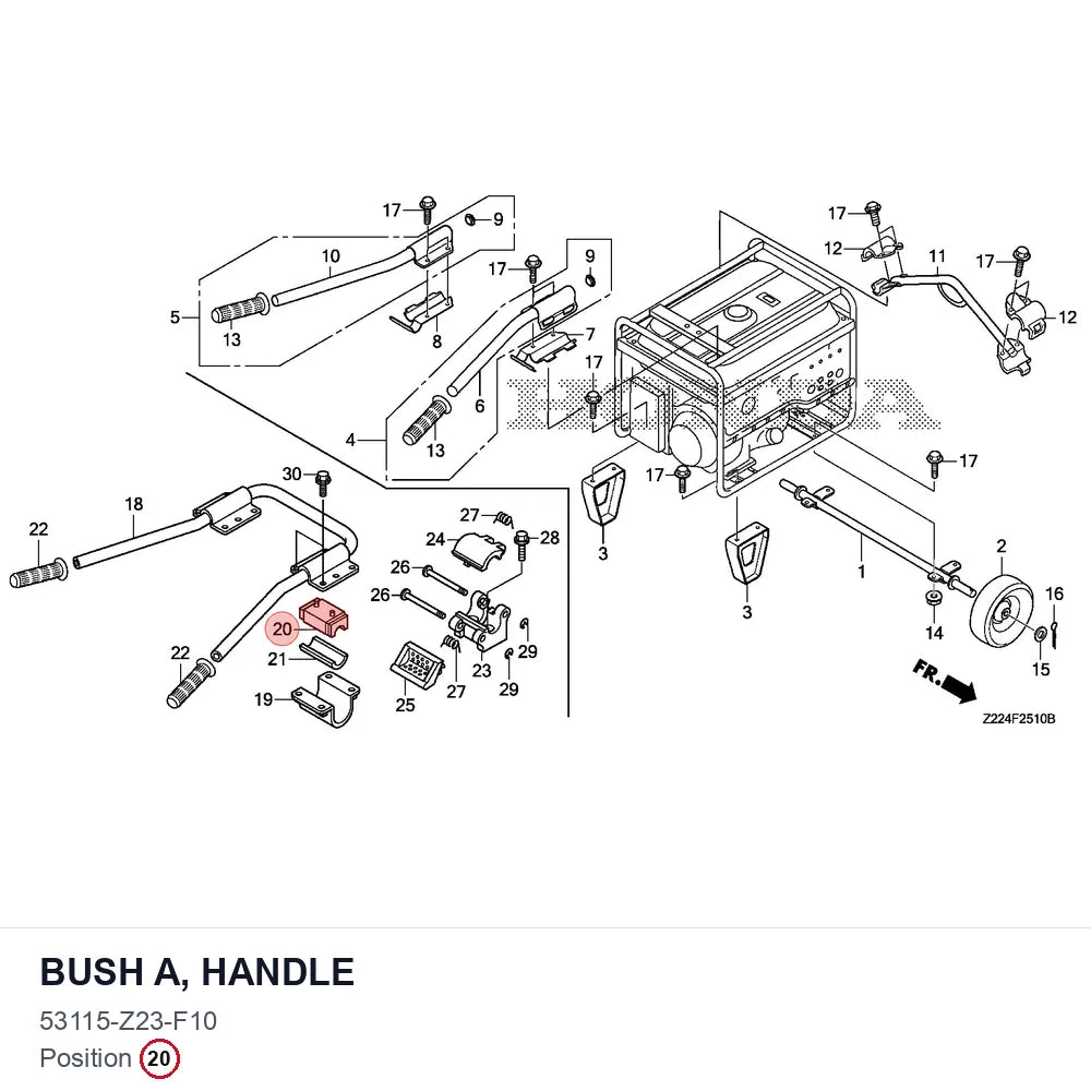 BUSH A, HANDLE