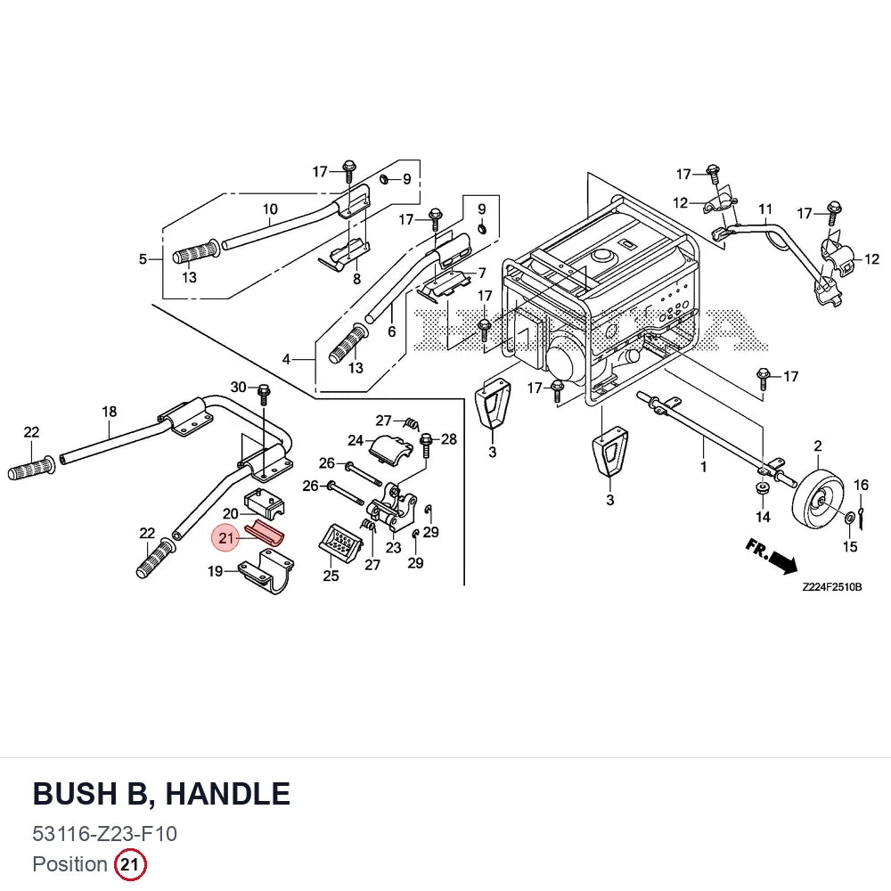 BUSH B, HANDLE
