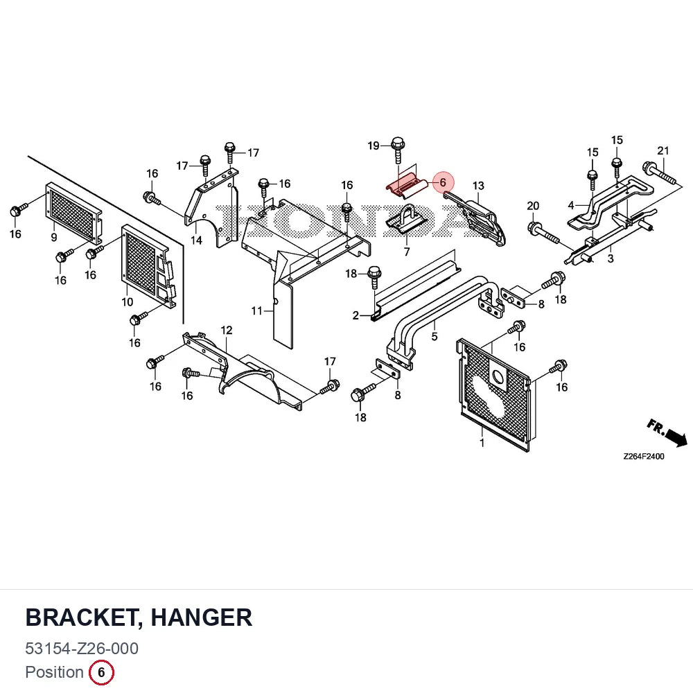BRACKET, HANGER