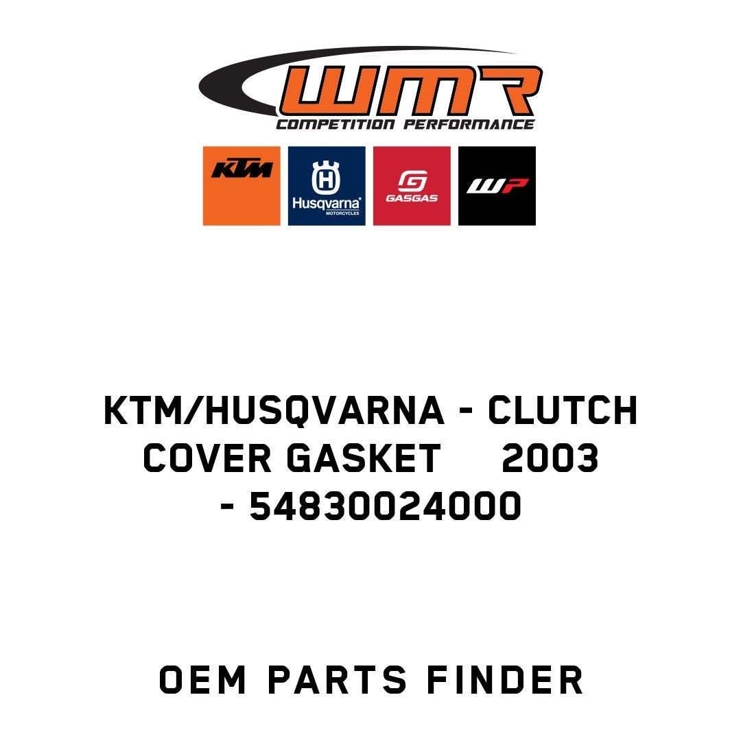CLUTCH COVER GASKET 2003